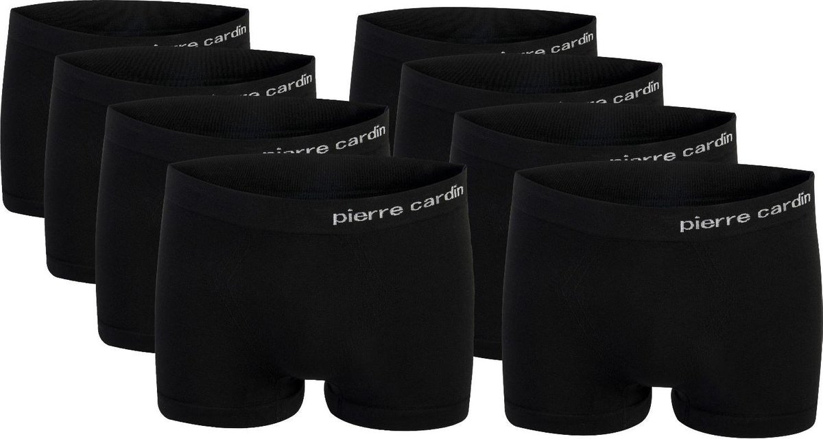 Pierre Cardin - Heren Onderbroeken 8-Pack Seamless Boxers - Zwart - Maat M  | bol.com