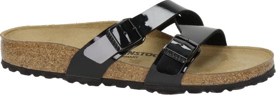 Birkenstock Yao Dames Slippers Small fit - Black - Maat 39 | bol.com