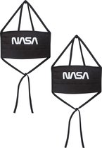 Mister Tee NASA Masker NASA Mondkapje Zwart