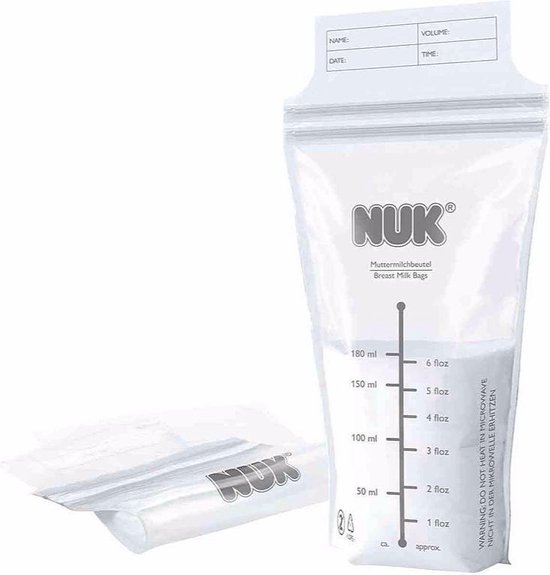 Product: NUK - Bewaarzakjes voor moedermelk - 25 stuks, van het merk NUK