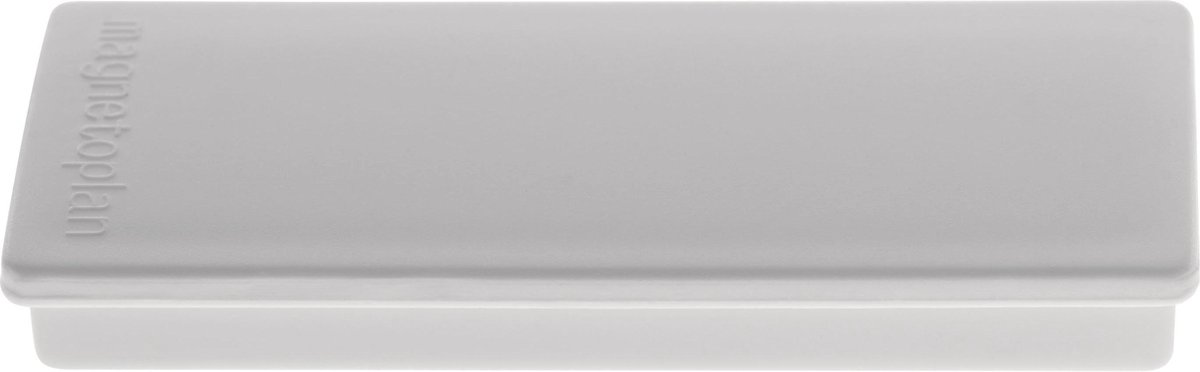 magnetoplan rechthoekige magneet B55xD22xS8 mm grijs - 1665101