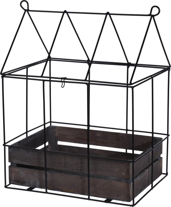 Pro Garden Kweekkast Met Houten Tray 39 X 27 X 46 Cm