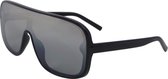 Az-eyewear Zonnebril Shield Cat. 3 Zwart/zilver (4310-a)