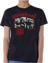 Motorhead - Stamped Heren T-shirt - L - Zwart