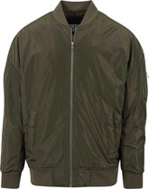 Urban Classics - Oversized Bomber jacket - L - Groen