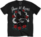 Guns N' Roses Heren Tshirt -S- Reaper Zwart