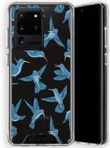 Selencia Zarya Fashion Extra Beschermende Backcover Samsung Galaxy S20 Ultra hoesje - Birds