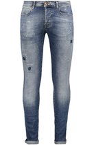 Cars Jeans Aron Super Skinny 72828 03 Damage Dark Used Mannen Maat - W32 X L36