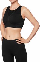 FALKE Bra Top Max Support Cup C/D Dames 37464 - Zwart 3000 black Dames - S