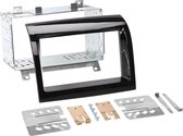 2-DIN Paneel Fiat Ducato - Citroën Jumper - Peugeot Boxer - Kleur: Piano Zwart