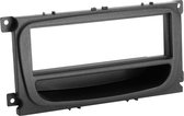 1-DIN Paneel geschikt voor met aflegbakje. Ford Mondeo /Focus / S-Max/ Galaxy Kleur: Zwart