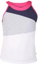 Pure Lime Girls Tie Break Tee White/Purple
