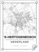 Tuinposter S-HERTOGENBOSCH (Nederland) - 60x80cm