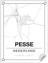 Tuinposter PESSE (Nederland) - 60x80cm