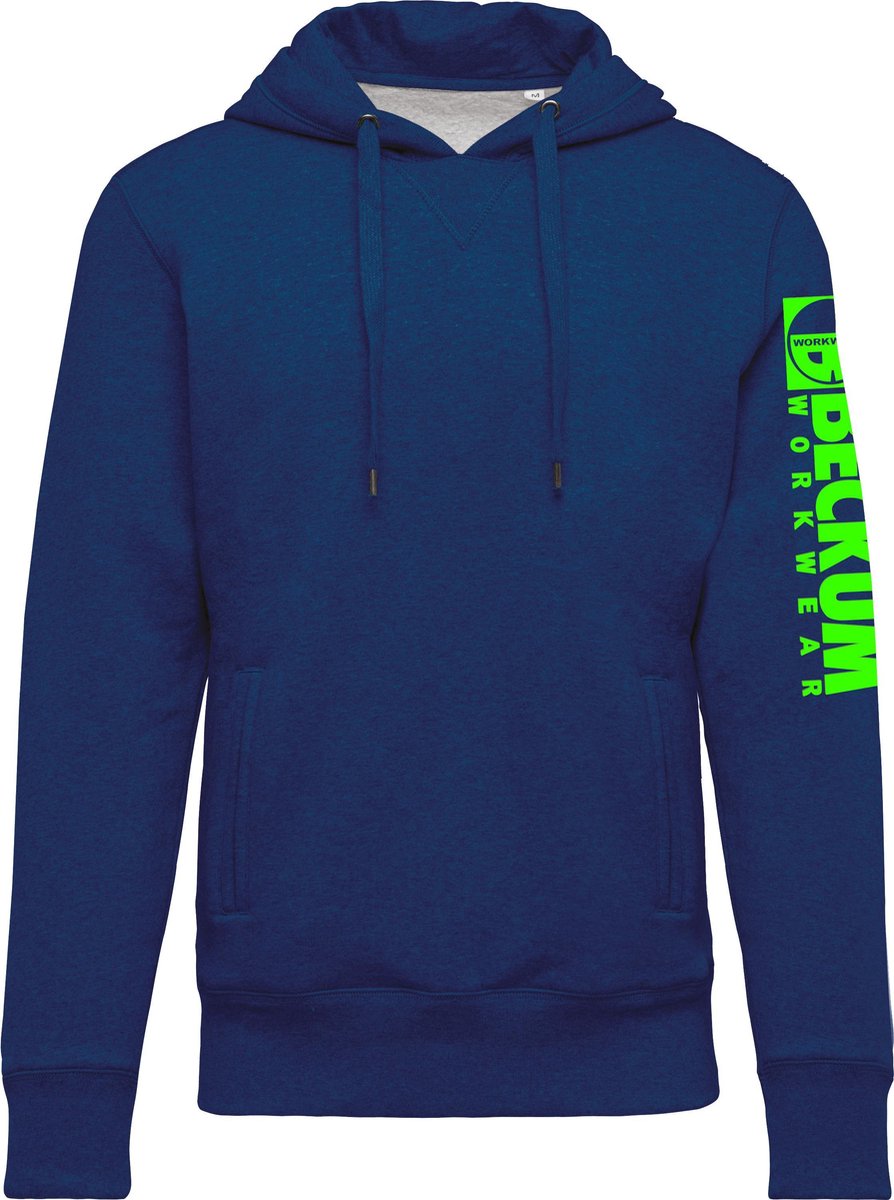 Beckum Workwear EBTR06 Hooded sweater met logo Ocean Blue L