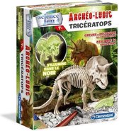 CLEMENTONI Archéo Ludic - Phosphorescent Triceratops - Wetenschap & spel