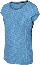 Regatta T-shirt Hyperdimension Dames Polyester Lichtblauw Mt 36