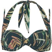 TC WoW - Ten Cate - Palm Leaves Multiway Bikini Top - maat 40D - Meerkleurig