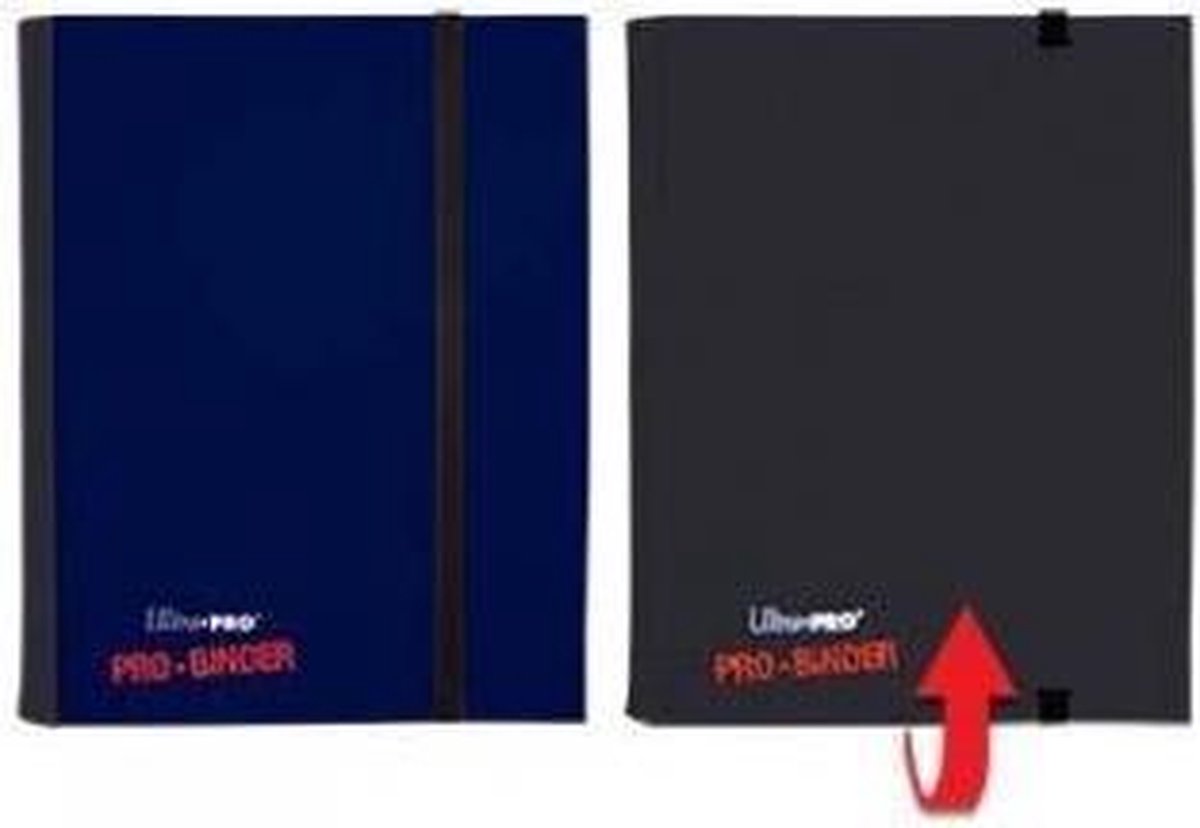 ULTRA PRO - Pro-Binder - 4 Pocket Portfolio - 80 Cards - Blue/Black