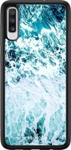 Samsung A70 hoesje - Oceaan | Samsung Galaxy A70 case | Hardcase backcover zwart