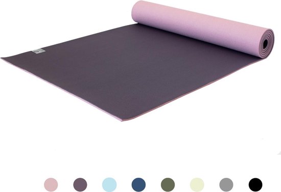Love Generation ○ Premium Yoga Mat ○ 6mm dik ○ Mesmerizing Purple | bol.com