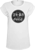 Coca Cola Dames Tshirt -M- Coca Cola Korean Wit