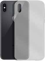 Siliconen hoesje voor Apple iPhone X / XS - Transparant - Inclusief 1 extra screenprotector