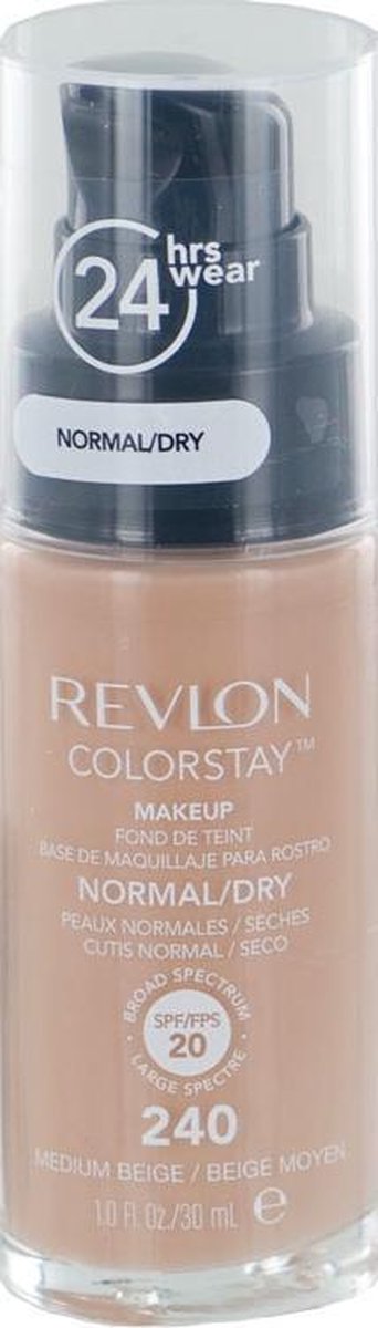 Goedkoopste Revlon Colorstay Foundation With Pump - 240 Medium Beige (Dry Skin