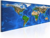 Schilderijen Op Canvas - Schilderij - Magnificent World 135x45 - Artgeist Schilderij