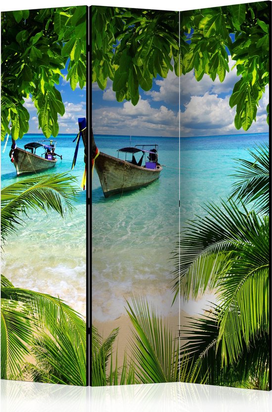 Kamerscherm - Scheidingswand - Vouwscherm - Tropical Paradise [Room Dividers] 135x172 - Artgeist Vouwscherm