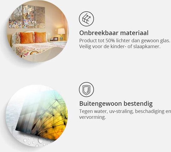 Peintures sur toile - Image sur verre acrylique - La magie de la passion [Verre] 100x50 - Artgeist Peinture