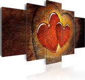 Schilderijen Op Canvas - Schilderij - Beating of your heart 200x100 - Artgeist Schilderij