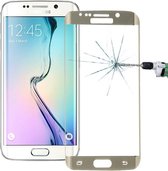 Voor Galaxy S6 Edge + / G928 0.3mm 9H Oppervlaktehardheid 3D Explosiebestendig Ingekleurd Galvaniseren Gehard Glas Volledig scherm Film (goud)