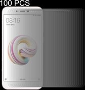 100 stuks Xiaomi Redmi 5A 0,26 mm 9H oppervlaktehardheid 2.5D gebogen rand gehard glas displayfolie