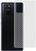 Let op type!! Voor Galaxy S10 Lite IMAK Carbon Fiber Patroon PVC Back Beschermende Film