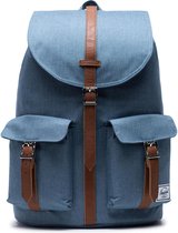 Herschel Dawson - Blue Mirage Crosshatch | Rugzak met 13" Laptopvak - 20,5L Opbergruimte - 2 voorvakken met magneetsluiting.