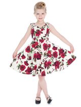 Ditsy Rose Kids Dress Feestjurk Meisje - Meisjes Jurken - Baby Jurk - Baby Kleding Meisjes