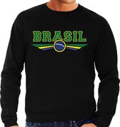 Brazilie / Brasil landen sweater / trui zwart heren M