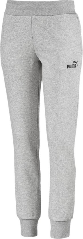 Puma - ESS Fleece Womens Pants - Grijs - Dames - maat S | bol.com