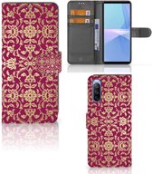 Telefoonhoesje met foto Sony Xperia 10 III Bookcase Cadeautips Barok Pink