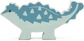 Tender Leaf Toys Dino Ankylosaurus 10 Cm Hout Blauw