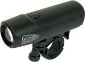 Dresco Koplamp fiets - Fietsverlichting- Sport - 1 LED - Zwart