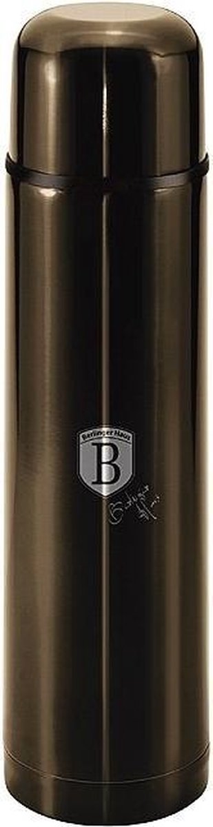 Berlinger Haus Thermoskan Shiny Black 500 Ml Rvs Zwart