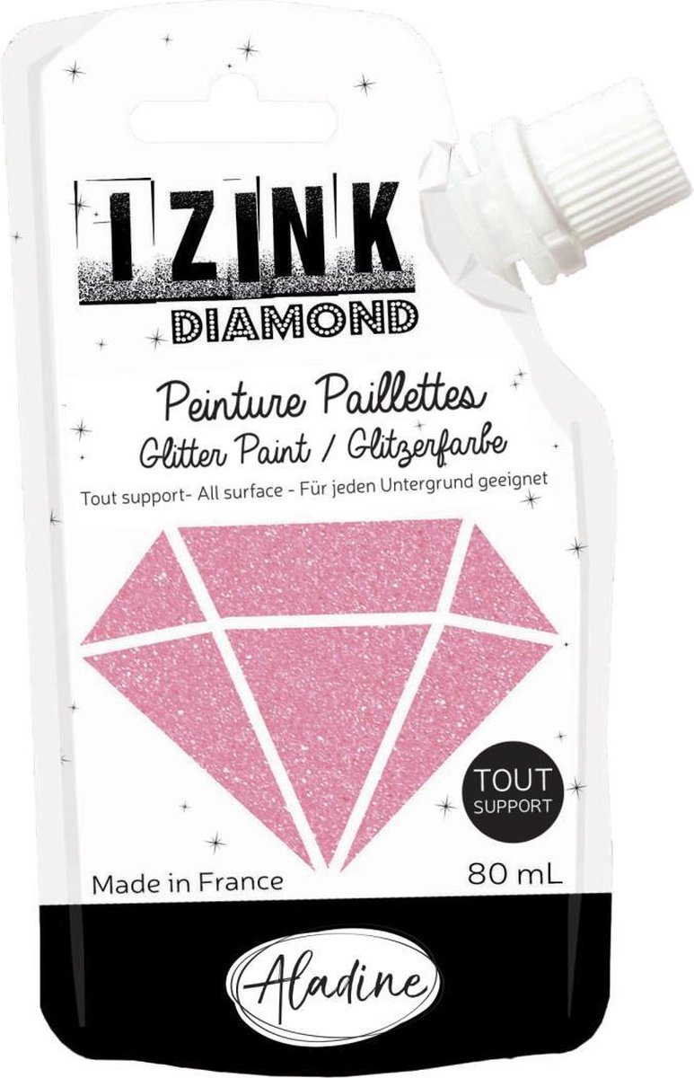 Roze Glitterverf Izink Diamond