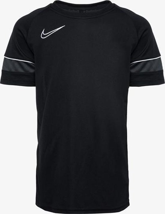 Nike Academy kinder sport T-shirt - Zwart - Maat 176 | bol.com