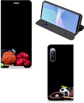 Bookcover Ontwerpen Sony Xperia 10 III Smart Cover Voetbal, Tennis, Boxing…