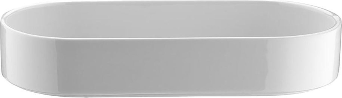 (12 stuks) PERA Wit - Schaal/bord ovaal - 16 x 8 cm | GGM Gastro