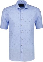 Jac Hensen Overhemd - Modern Fit - Blauw - 3XL Grote Maten