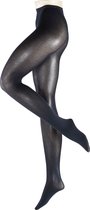 Esprit Cotton eenkleurig katoen panty dames blauw - maat 40-42
