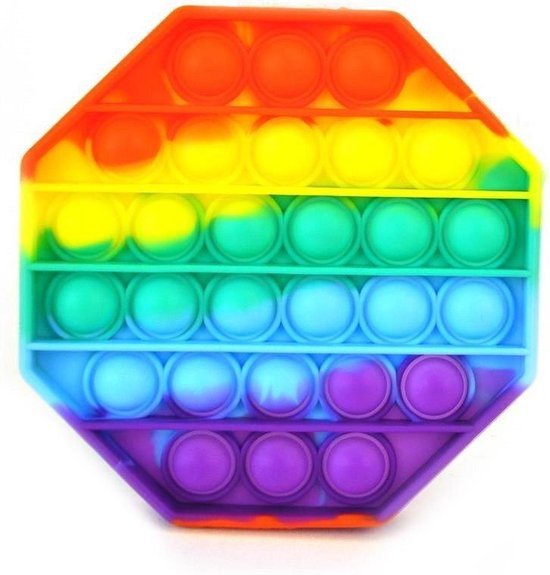 Thumbnail van een extra afbeelding van het spel Stress Pop'n Play Rainbow Assorti